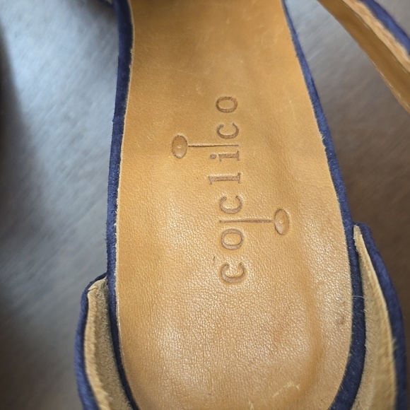 COCLICO Anthropologie Eur 39 / 9 Elegant Plum Purple Suede Women's Heels - Picture 5 of 9